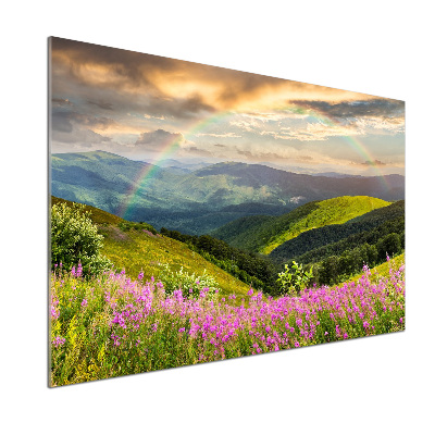 Spatplaat keuken Berglandschap