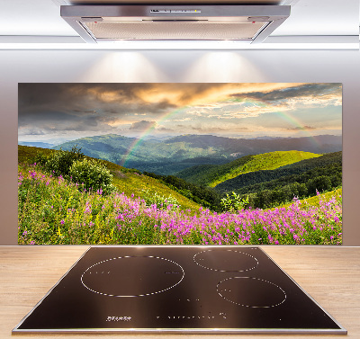 Spatplaat keuken Berglandschap