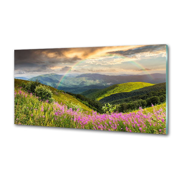 Spatplaat keuken Berglandschap