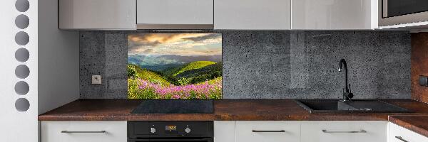 Spatplaat keuken Berglandschap