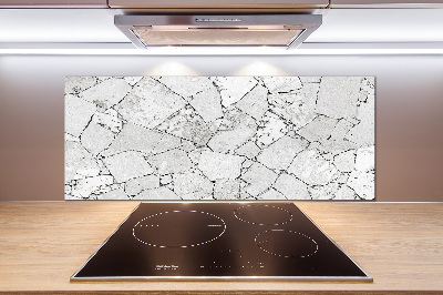 Spatplaat keuken Stenen muur