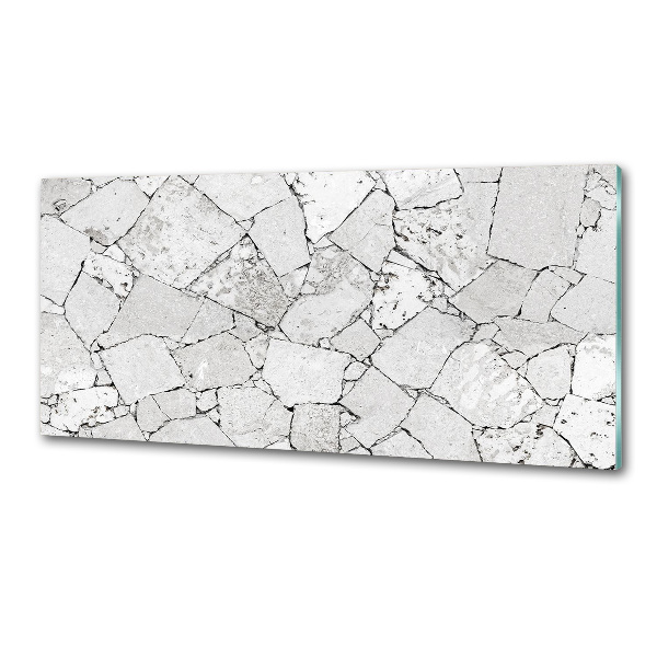 Spatplaat keuken Stenen muur