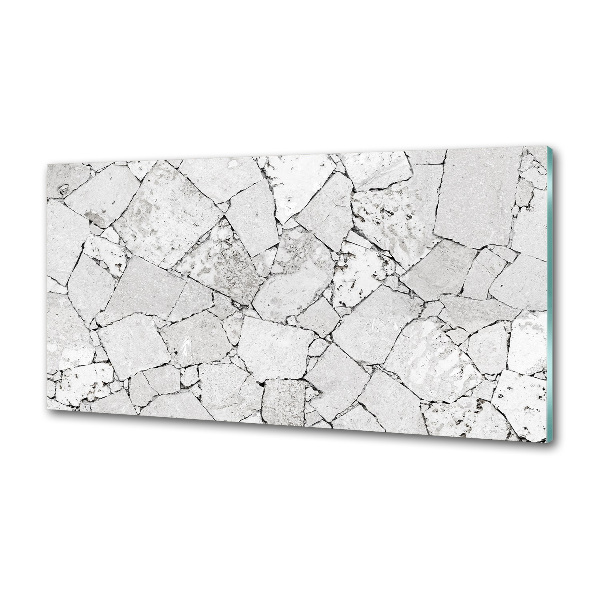 Spatplaat keuken Stenen muur