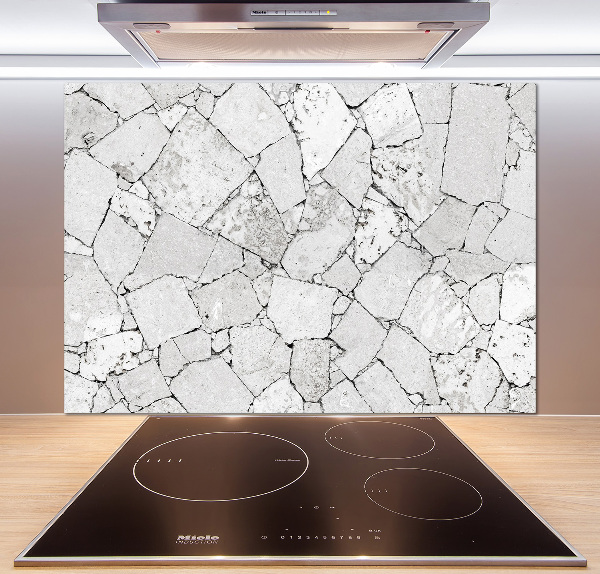 Spatplaat keuken Stenen muur