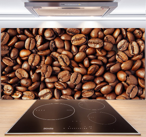 Spatscherm keuken Koffiebonen