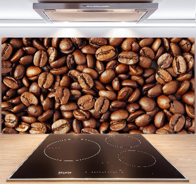Spatscherm keuken Koffiebonen