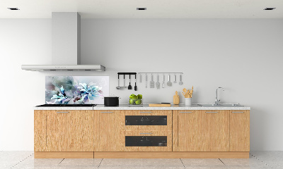 Achterwand keuken Abstracte bloemen