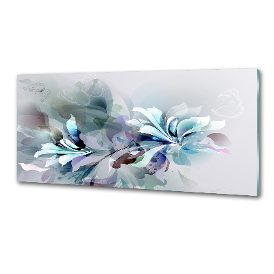 Achterwand keuken Abstracte bloemen