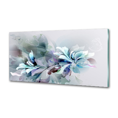 Achterwand keuken Abstracte bloemen