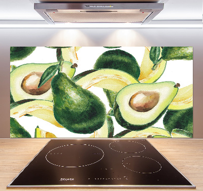 Spatscherm keuken Avocado