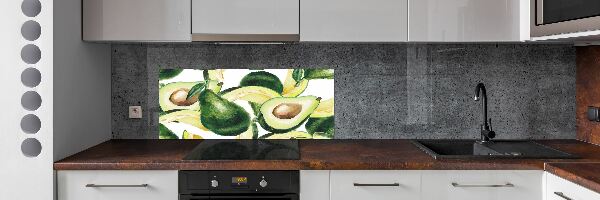Spatscherm keuken Avocado