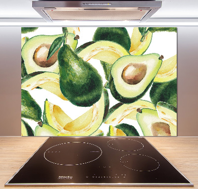 Spatscherm keuken Avocado