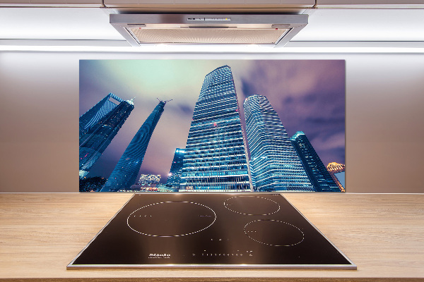 Achterwand keuken Wolkenkrabbers