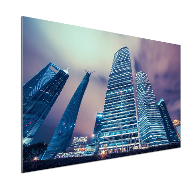 Achterwand keuken Wolkenkrabbers