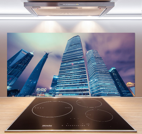 Achterwand keuken Wolkenkrabbers