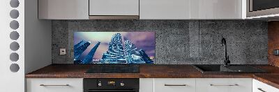 Achterwand keuken Wolkenkrabbers