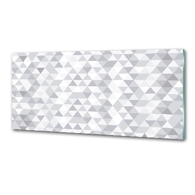 Achterwand keuken Grijze driehoeken