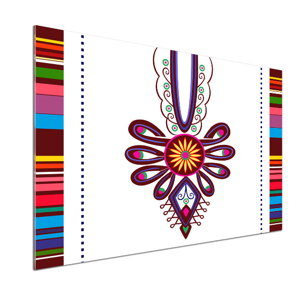 Spatplaat keuken Pools volkspatroon