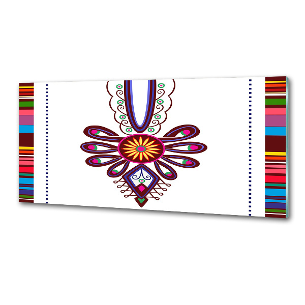 Spatplaat keuken Pools volkspatroon