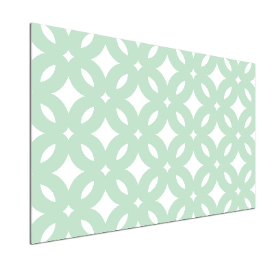 Spatscherm keuken Geometrische achtergrond