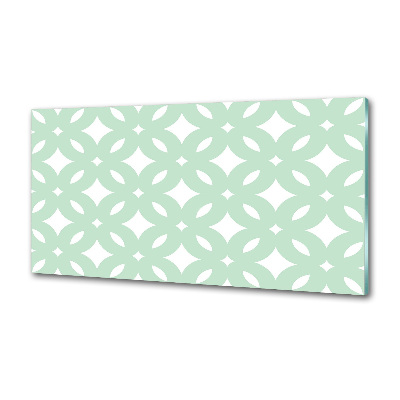 Spatscherm keuken Geometrische achtergrond