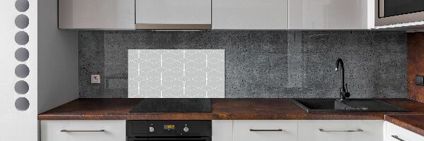 Spatplaat keuken Geometrische achtergrond