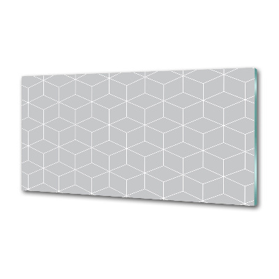 Spatplaat keuken Geometrische achtergrond