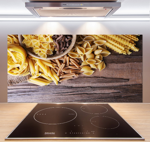 Glazen achterwand keuken Pastamix