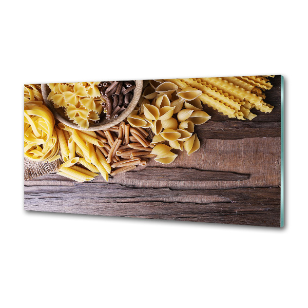 Glazen achterwand keuken Pastamix