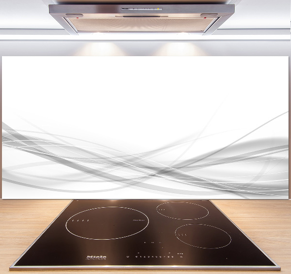 Spatscherm keuken Abstracte golven