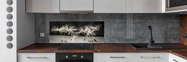 Spatscherm keuken Paardenbloemzaden