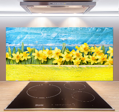 Achterwand keuken Narcissen