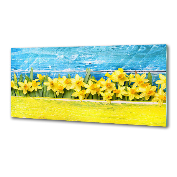 Achterwand keuken Narcissen