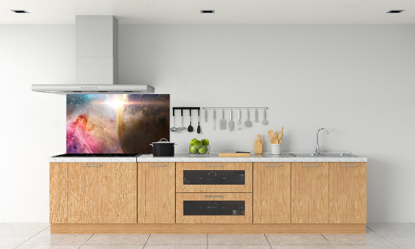 Glazen achterwand keuken Melkwegstelsel