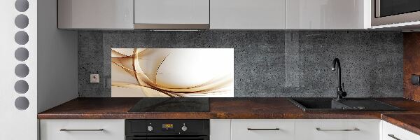 Achterwand keuken Abstracte golven