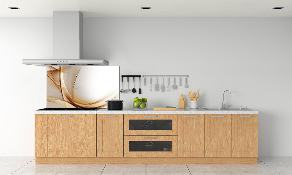Achterwand keuken Abstracte golven