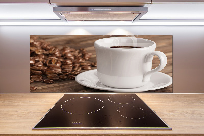 Achterwand keuken Een kopje koffie