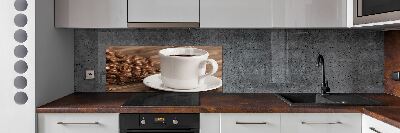 Achterwand keuken Een kopje koffie