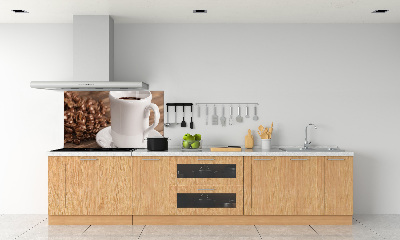 Achterwand keuken Een kopje koffie