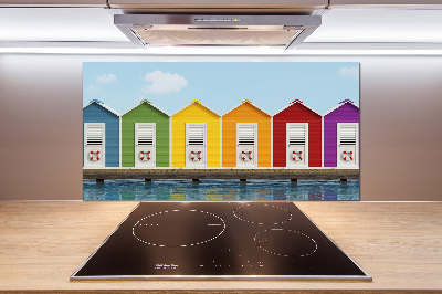 Spatscherm keuken Strandhutten