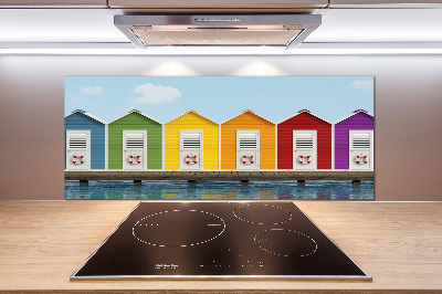 Spatscherm keuken Strandhutten