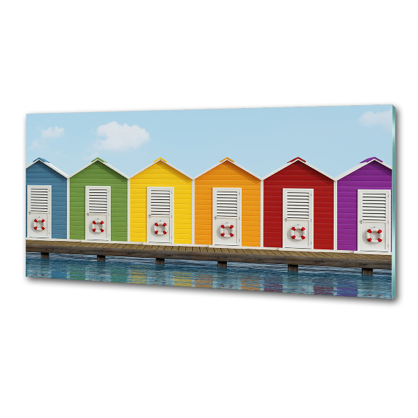 Spatscherm keuken Strandhutten