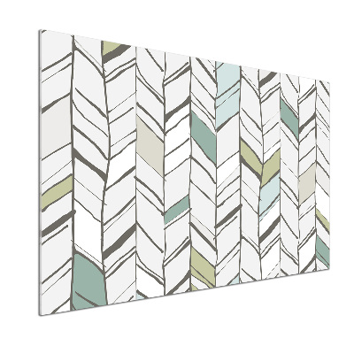 Achterwand keuken Visgraatpatroon