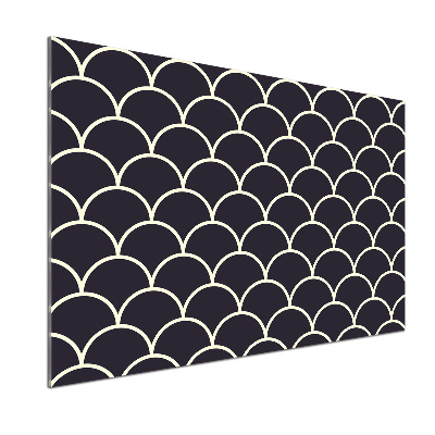 Spatscherm keuken Visschubben