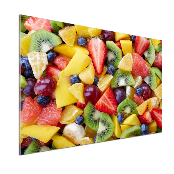 Glazen achterwand keuken Gesneden fruit
