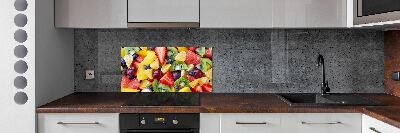 Glazen achterwand keuken Gesneden fruit