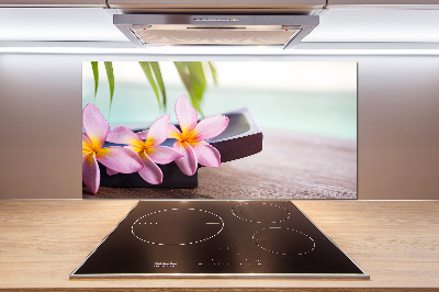 Spatscherm keuken Plumeria
