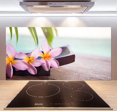 Spatscherm keuken Plumeria