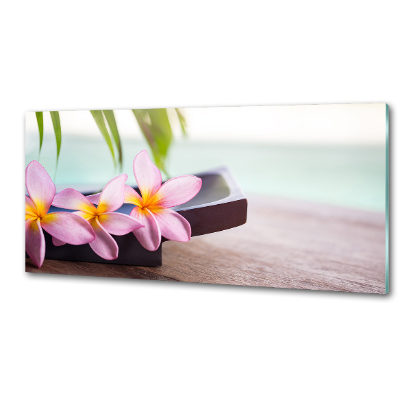 Spatscherm keuken Plumeria