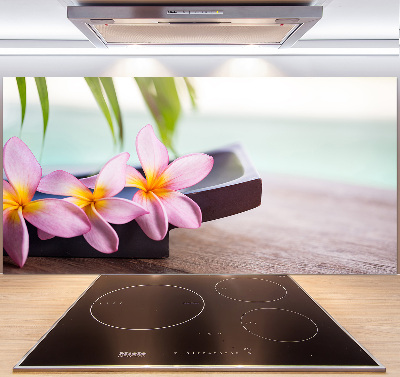 Spatscherm keuken Plumeria